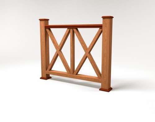 Ограждение из ДПК FG7 терракот купить в Ирбите