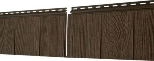 Фасадная панель Ю-Пласт S-Lock Щепа Каштан купить в Ирбите