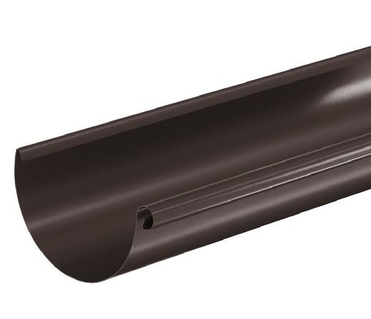 Водосток Aquasistem, система 150/100 - Водосточный желоб 3.00м RR 32 Тёмно Коричневый купить в Ирбите