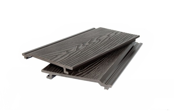 Фасадная доска POLIVAN GROUP 3D фактура дерева DENPASAR тёмно-коричневый купить в Ирбите