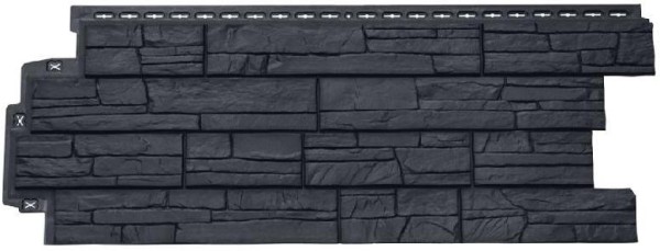 Фасадная панель Grand Line Сланец графит купить в Ирбите