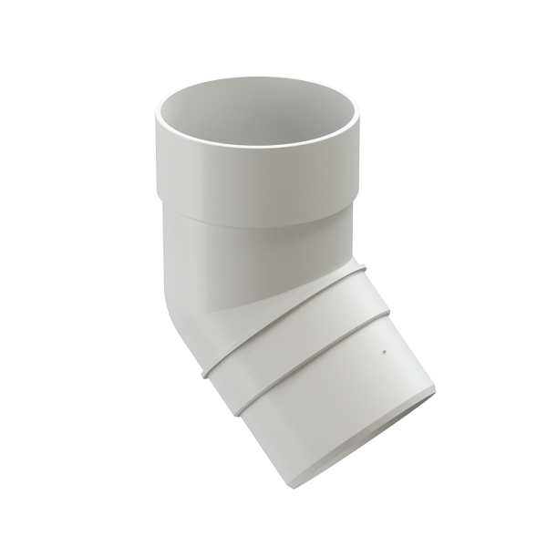 Колено 45˚ Docke Premium ПВХ - Пломбир купить в Ирбите