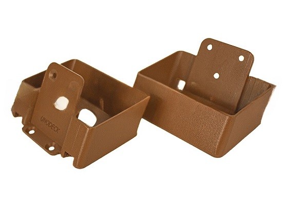 Крепления перил наклонное из алюминия GardenParkett Орех купить в Ирбите