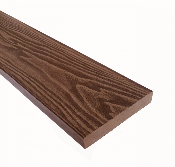 Террасная доска из ДПК Terrapol Смарт 3D Полнотелая без паза Орех Милано купить в Ирбите