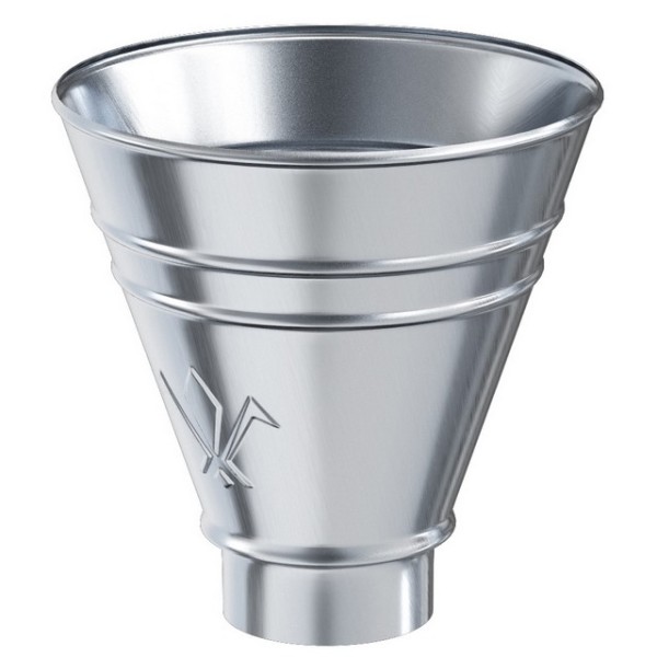 Водосток Aquasistem, Система 125x90 - Воронка водосборная круглая оцинковка купить в Ирбите