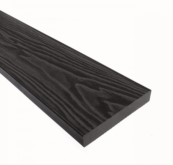 Террасная доска из ДПК Terrapol Смарт 3D Полнотелая без паза Черное дерево купить в Ирбите
