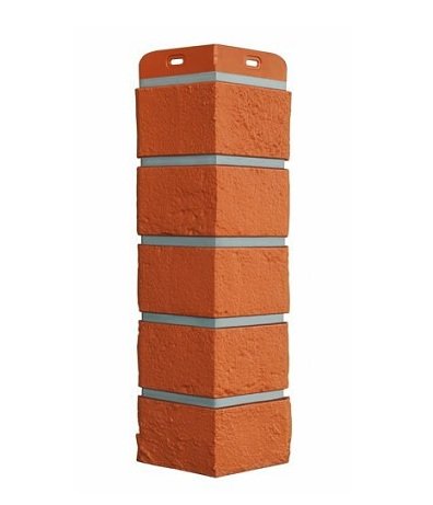 Угол Grand Line состаренный кирпич премиум Терракотовый (шов RAL 7006) купить в Ирбите