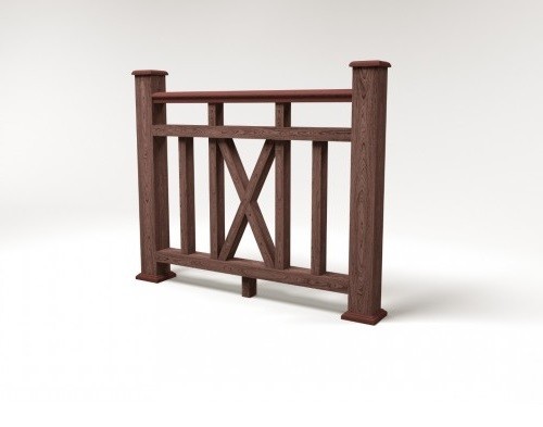 Ограждение из ДПК FG6 шоколад купить в Ирбите