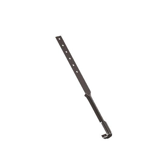 Водосток Aquasistem, система 125x90 - Поддержка желоба RR 32 Тёмно-Коричневый купить в Ирбите