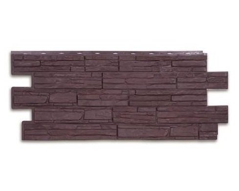 Фасадная панель T-Сайдинг-Альпийская сказка ЭКО-1 Браун купить в Ирбите