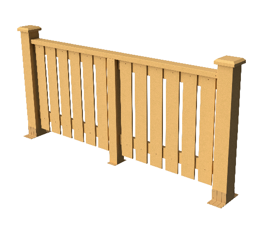 Ограждения декоративное ДПК GRINDERDECO Вилидж песчаник купить в Ирбите