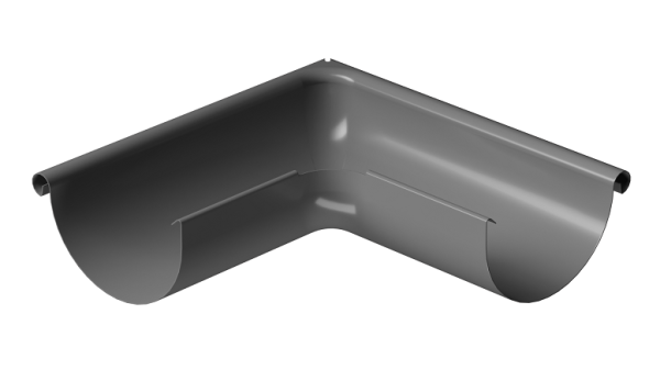 Угол внешний 90° D125 Döcke STAL PREMIUM Графит, (RAL 7024) купить в Ирбите