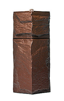 Угол T-Сайдинг-ЭКО-1 Гранит Леон - Браун купить в Ирбите