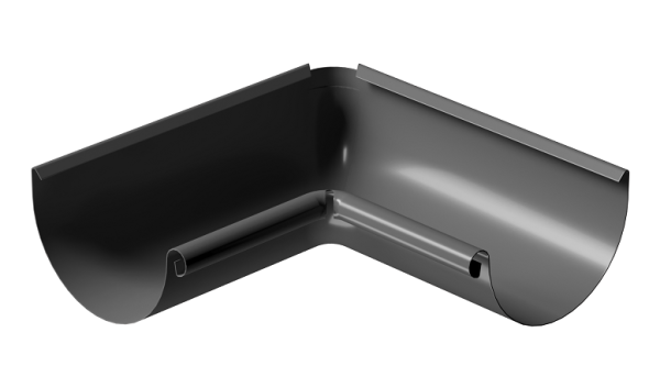 Угол внутренний 90° D125 Döcke STAL PREMIUM Графит, (RAL 7024) купить в Ирбите