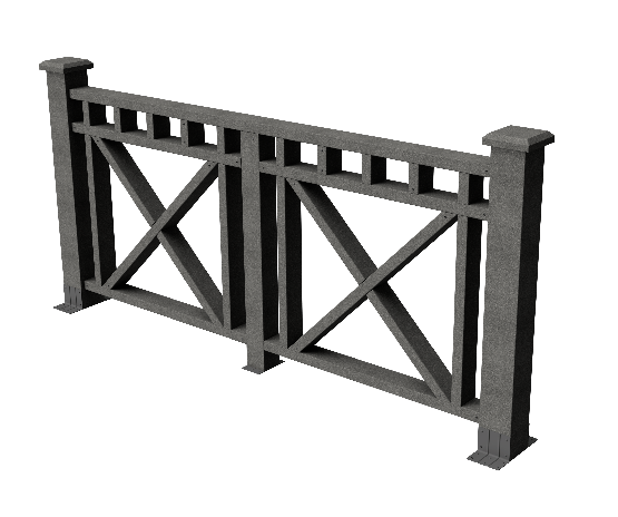 Ограждения декоративное ДПК GRINDERDECO Виктория серый базальт купить в Ирбите