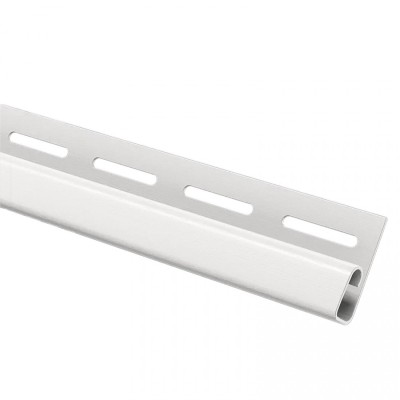 Финишная планка (завершающая полоса) для сайдинга, белая