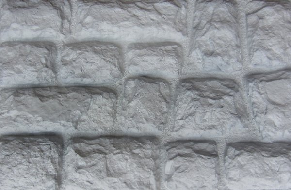 Фасадная панель Аэлит Камень крупный Белый купить в Ирбите