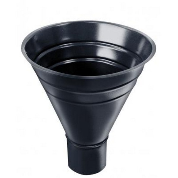 Водосток Grand Line 125x90 – Воронка водосборная RAL 7024 купить в Ирбите