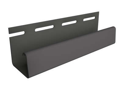 Фасадный J-профиль 30 мм Графитовый