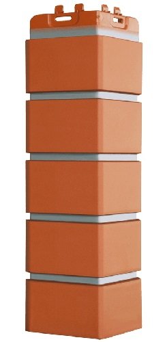Угол Grand Line клинкерный кирпич ПРЕМИУМ Терракотовый (шов RAL 7006) купить в Ирбите