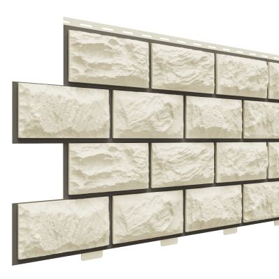 Фасадная панель Доломит, Альпийская горка Слоновая кость