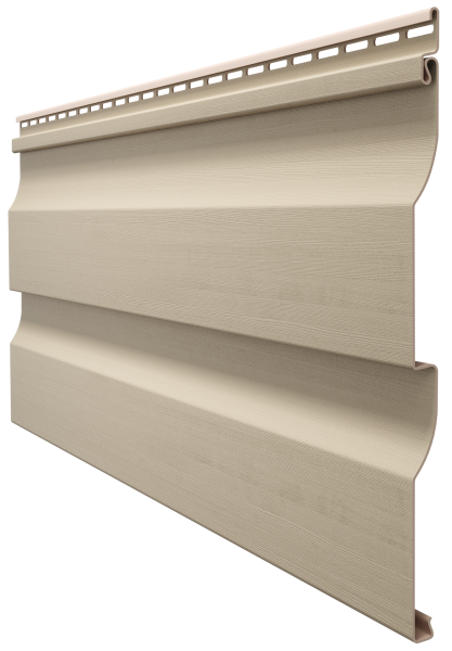 Виниловый сайдинг docke (дёке) - профиль D4,5D, крем-брюле купить в Ирбите