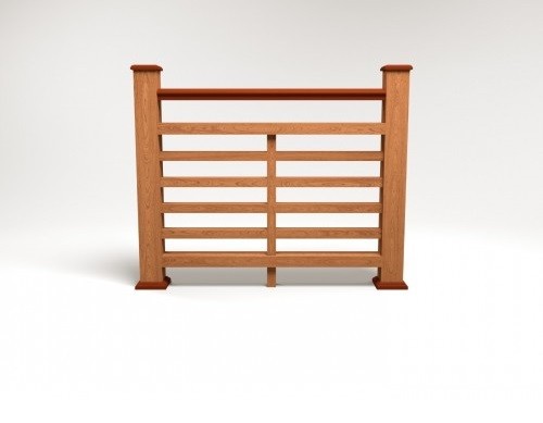 Ограждение из ДПК FG4 терракот купить в Ирбите