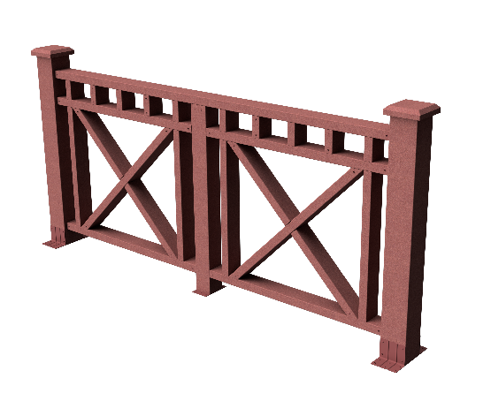 Ограждения декоративное ДПК GRINDERDECO Виктория мербау купить в Ирбите