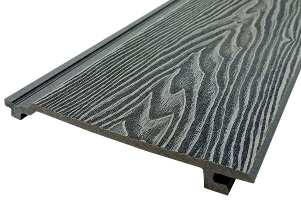 Сайдинг Darvolex 185x19x3000мм, 3D тиснение Серый купить в Ирбите