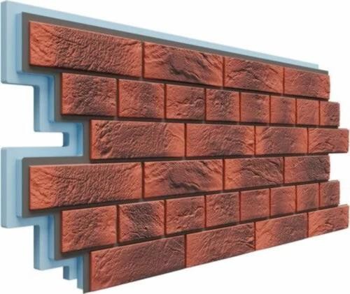 Термосайдинг Доломит Венецианский Кирпич 40 мм Корса купить в Ирбите