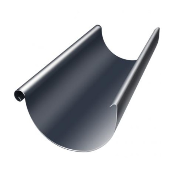 Водосток Grand Line 125x90 – Желоб 3м RAL 7024 купить в Ирбите