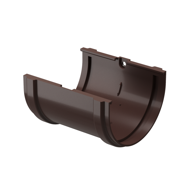 Соединитель желоба Docke Premium ПВХ - Шоколад купить в Ирбите