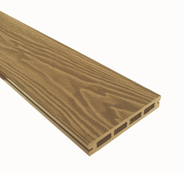Террасная доска из ДПК Terrapol Смарт 3D Пустотелая с пазом Дуб Севилья купить в Ирбите