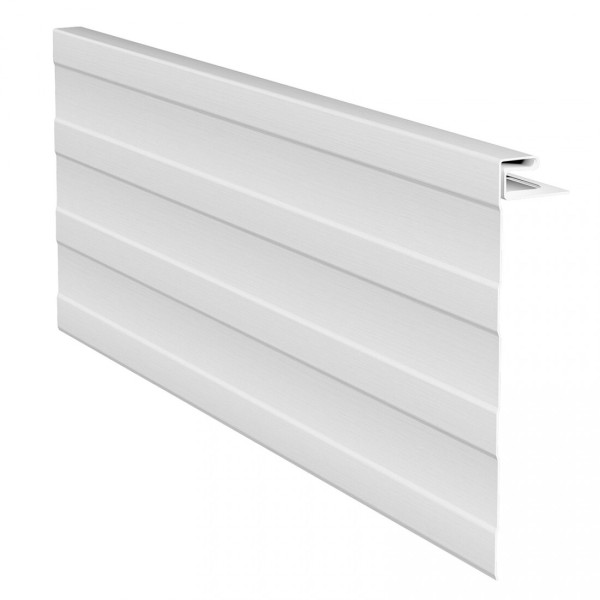 J-фаска ( ветровая, карнизная планка ) для сайдинга, белый купить в Ирбите