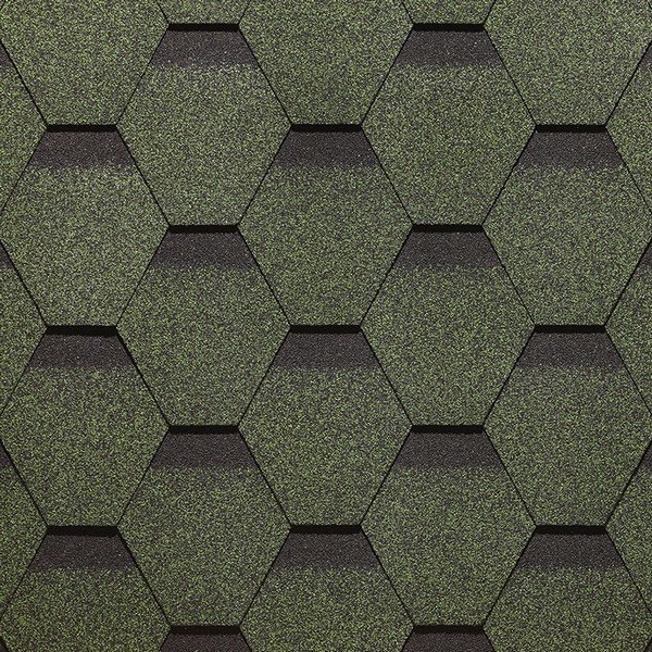 Гибкая черепица Docke, коллекция Сота – Зеленый купить в Ирбите