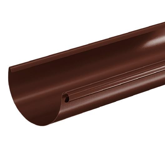 Водосток Aquasistem, система 125x90 - Водосточный желоб 3.00м RAL 8017 Коричневый купить в Ирбите