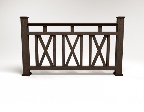 Ограждение из ДПК FG3 венге купить в Ирбите