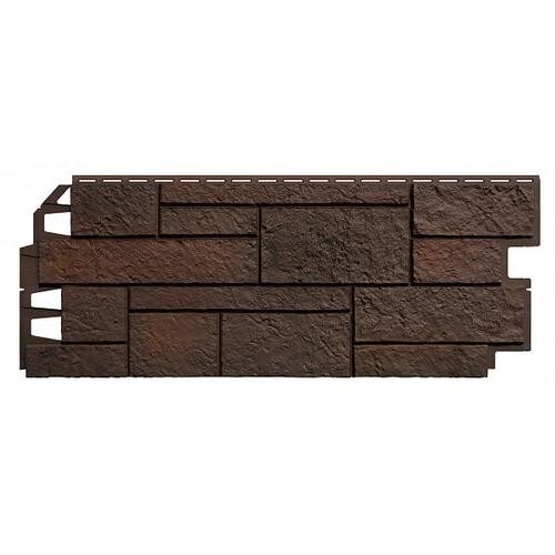 Фасадные панели ТЕХНОНИКОЛЬ Песчаник Тёмно-коричневый купить в Ирбите