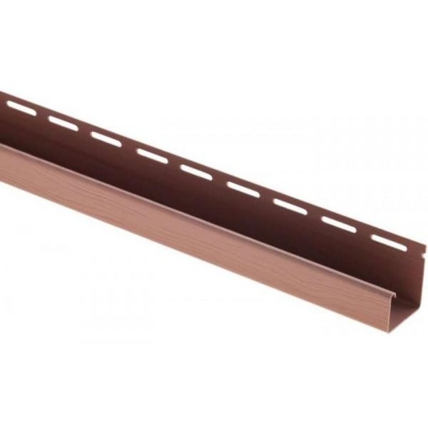 J-профиль Люкс Крашенный, T-15, ВН, Красно-коричневый купить в Ирбите