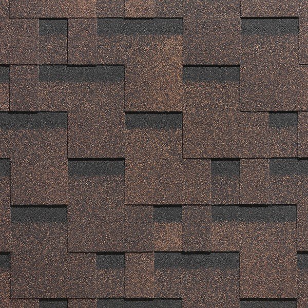 Гибкая черепица Docke, коллекция Тетрис – Коричневый купить в Ирбите