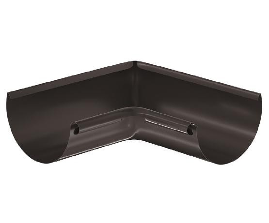 Водосток Aquasistem, система 125x90 - Угол желоба, внутренний 90° RR 32 Тёмно Коричневый купить в Ирбите