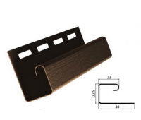 J-профиль, коричневый купить в Ирбите