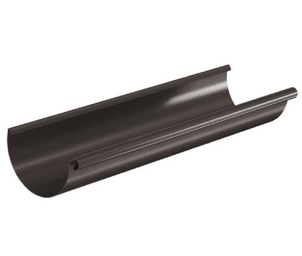 Водосток Aquasistem, система 150/100 - Водосточный желоб 3.00м RR 32 Тёмно-Коричневый купить в Ирбите