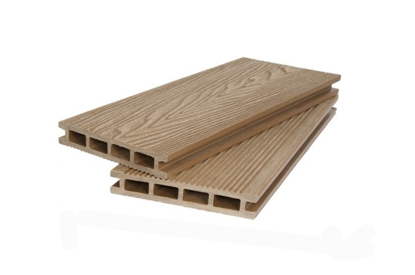 Террасная доска ДПК POLIVAN GROUP 3D+вельвет пустотелая двухсторонняя DENPASAR песочный купить в Ирбите