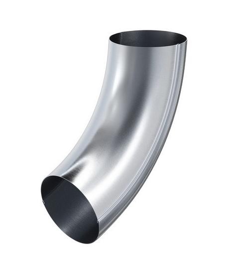 Водосток Aquasistem, Система 150/100 - Колено трубы оцинковка купить в Ирбите