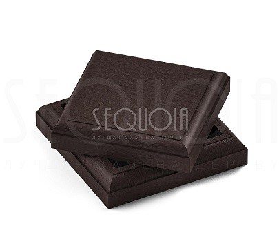 Комплект крышка/юбка для столба SEQUOIA BROWN купить в Ирбите