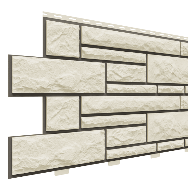 Фасадная панель Доломит, Брусчатка Доломит Слоновая кость (2м) купить в Ирбите