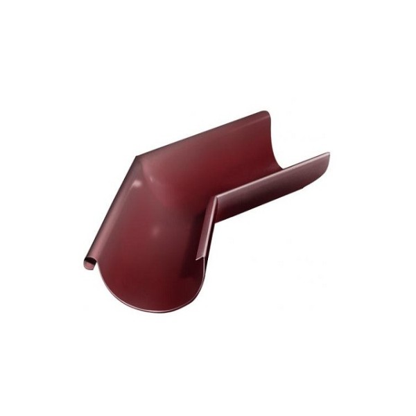 Водосток Grand Line 125x90 – Угол желоба наружный 135° RAL 3005 купить в Ирбите