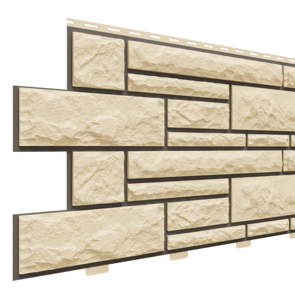 Фасадная панель Доломит, Брусчатка Доломит Шампань (2м) купить в Ирбите