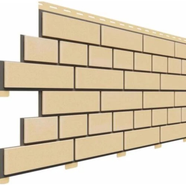 Фасадная панель Доломит Кирпич, Светло-желтый купить в Ирбите